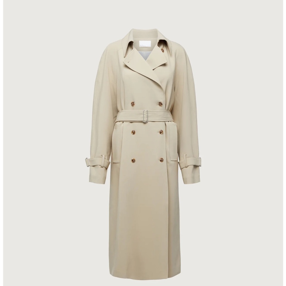 Oak + Fort oversized trench coat - Picture 3 of 7